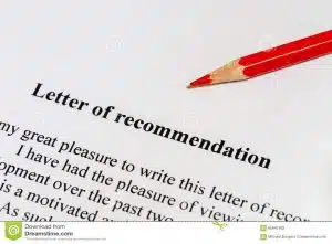 Letters of Recommendation